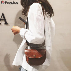 Leather Belt Bag Women Phone Pouch Fanny Pack PU Leather Female Waist Pack