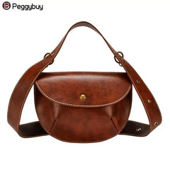 Leather Belt Bag Women Phone Pouch Fanny Pack PU Leather Female Waist Pack