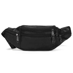 Leather Casual Waist Fanny Pack Hip Belt Bag for Mobile Travel