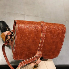 Crocodile Grain Crossbody Bag for Women Party Small Pouch