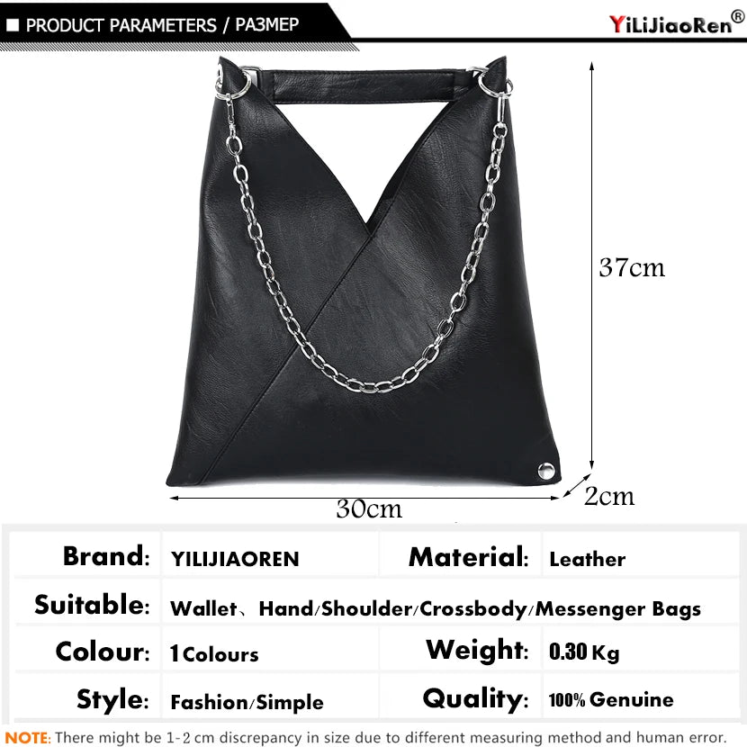 Leather Women's Tote Bag Large Capacity Shoulder Sac a Main