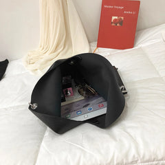 Leather Women's Tote Bag Large Capacity Shoulder Sac a Main