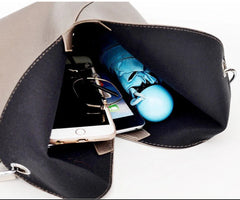 Women's Leather Handbag Tote Shoulder Bag Large Capacity