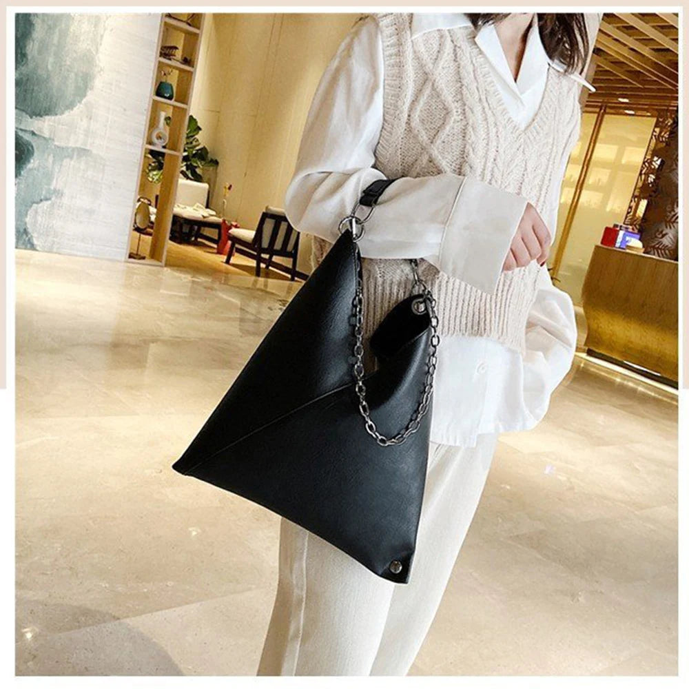 Women's Leather Handbag Tote Shoulder Bag Large Capacity