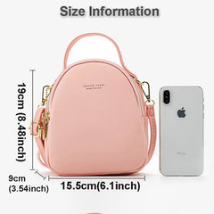 Leather Mini Backpack Purse for Women Tote Shoulder Bag