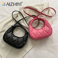 Leather Shoulder Bags Women's Zipper Purse Birthday Gift