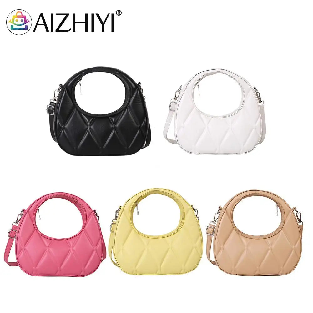 Leather Shoulder Bags Women's Zipper Purse Birthday Gift