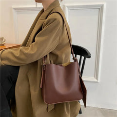 Women's Leather Tote Bag Shoulder Handbags Purses Large Capacity