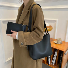 Women's Leather Tote Bag Shoulder Handbags Purses Large Capacity