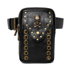 Leather Waist Packs Drop Leg Bags for Women Girl Belt Hip Bum Bag
