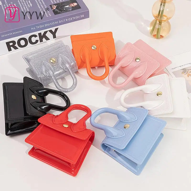 Pink Mini Square Shoulder Bag Women's Sling Messenger Bag
