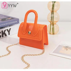 Pink Mini Square Shoulder Bag Women's Sling Messenger Bag