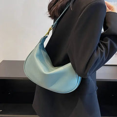 Leisure Armpit Messenger Women's Bag Solid Shoulder Travel Bag