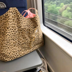 Leopard Pattern Women Shoulder Bags Large Capacity Ladies Handbags