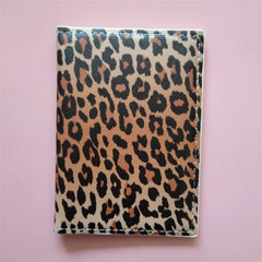 Leopard Print Passport Cover Ticket Holder