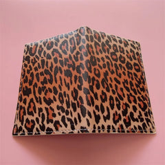 Leopard Print Passport Cover Ticket Holder