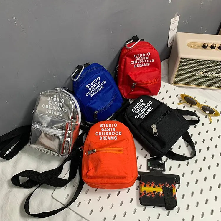 Letter Print Chest Bag Hiphop Streetwear Women Men Shoulder Package