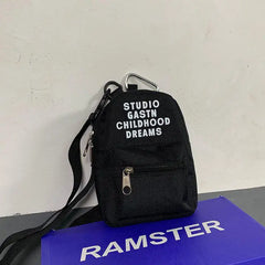 Letter Print Chest Bag Hiphop Streetwear Women Men Shoulder Package