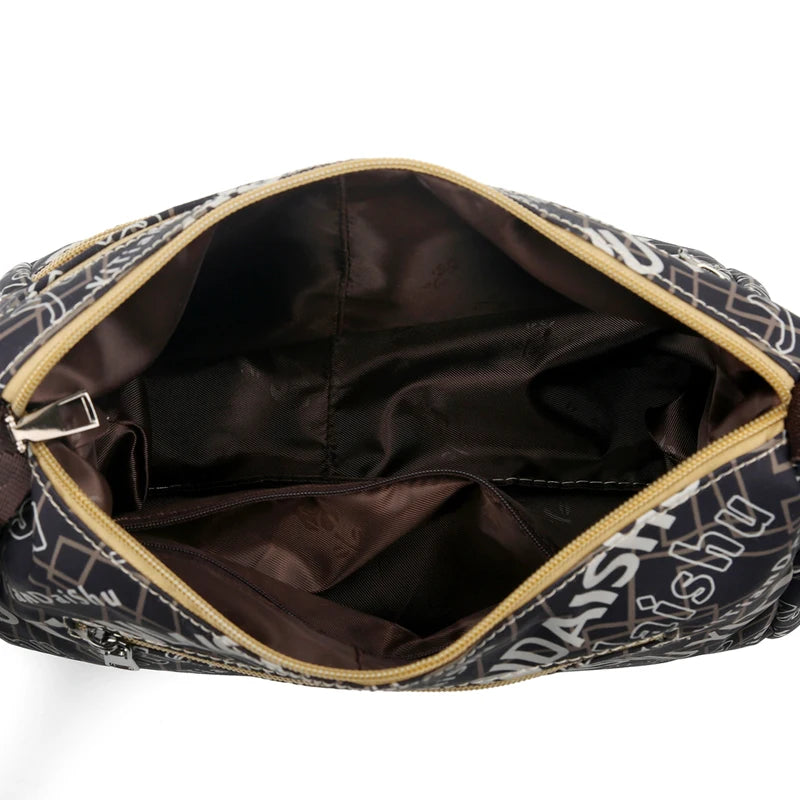 Letter Print Women Handbag Large Capacity Casual Travel Bags