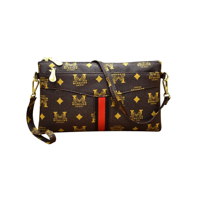 Striped Clutch Bag Purse Durable Female Crossbody Evening Bags