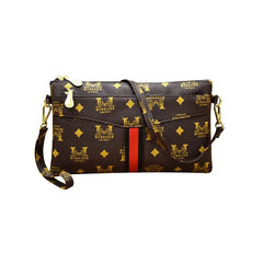 Striped Clutch Bag Purse Durable Female Crossbody Evening Bags
