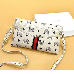 Striped Clutch Bag Purse Durable Female Crossbody Evening Bags
