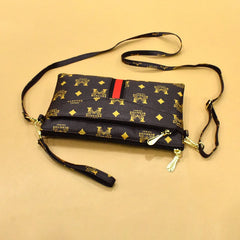 Striped Clutch Bag Purse Durable Female Crossbody Evening Bags
