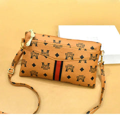 Striped Clutch Bag Purse Durable Female Crossbody Evening Bags