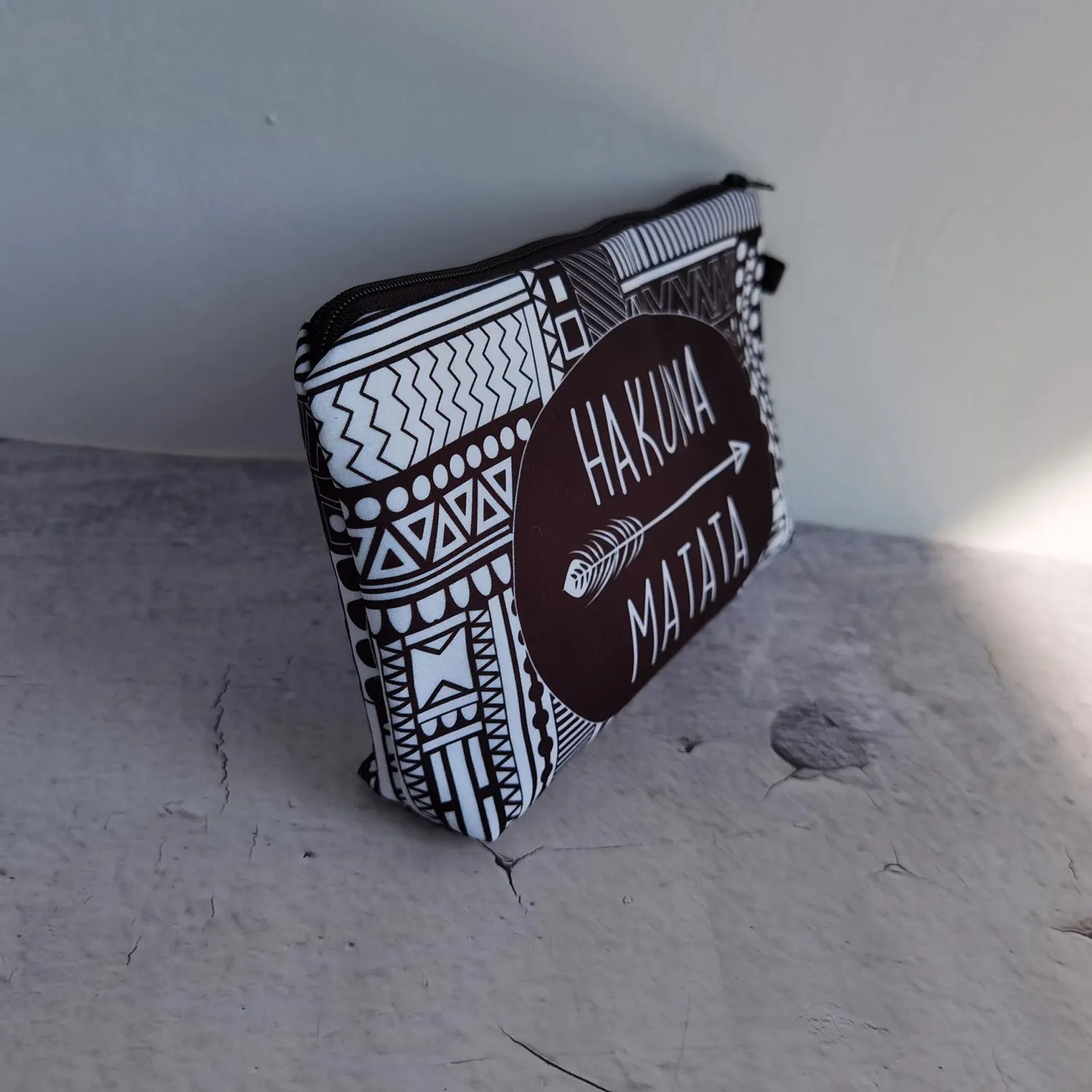 Portable Printed Cosmetic Organizer Bag for Women
