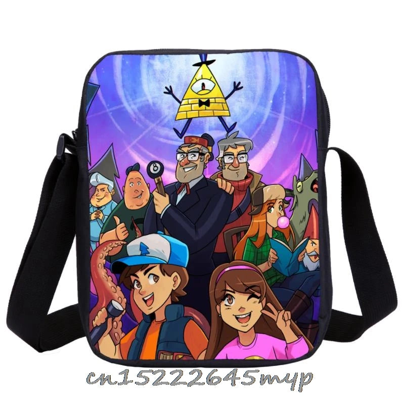 Women Handbags Gravity Falls Ins Bag Phone Bags Waterproof Ladies Shoulder Bags