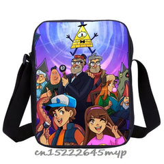 Women Handbags Gravity Falls Ins Bag Phone Bags Waterproof Ladies Shoulder Bags