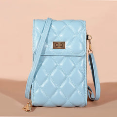 Lingge Pattern Shoulder Bag Women Small Crossbody Messenger Daily Clutch