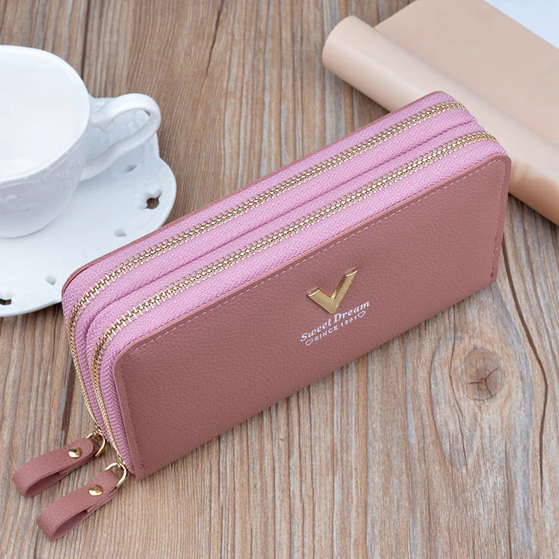 Women's Clutch Wallet Large Capacity Zipper Hand Bag