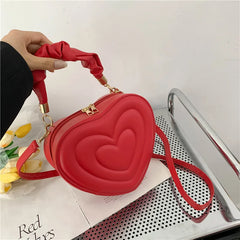 Love Heart Shape Shoulder Bag Small Handbags Crossbody Bags For Women