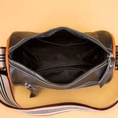 Lozenge Leather Female Messenger Bag Women Shoulder Bags
