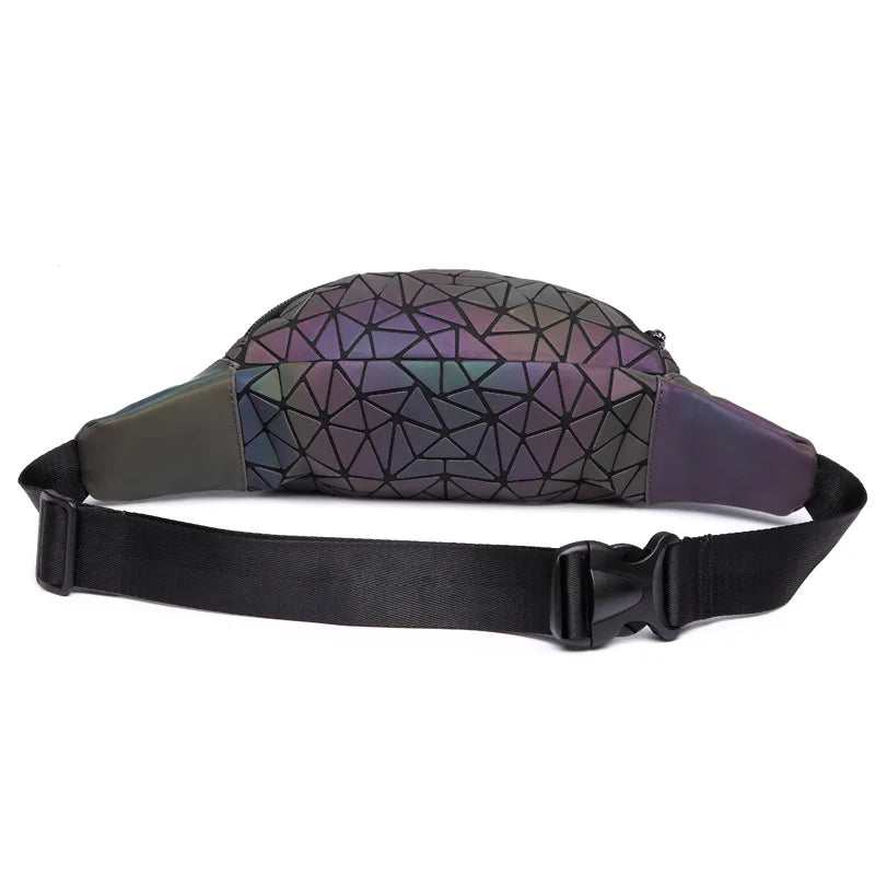 Luminous Waist Bags Women Waist Fanny Packs Belt Bag Leather