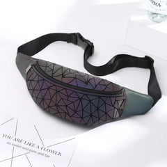 Luminous Waist Bags Women Waist Fanny Packs Belt Bag Leather