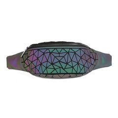 Luminous Waist Bags Women Waist Fanny Packs Belt Bag Leather