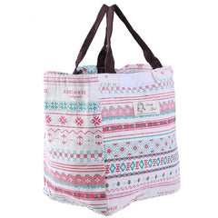 Insulated Hedgehog Lunch Bag Multicolor Hand Carry Travel Picnic Box