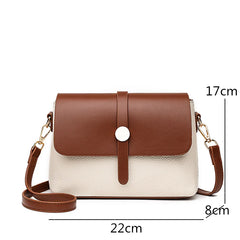 Small Leather Shoulder Bag Soft Cowhide Female Messenger Bag Sac