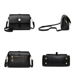 Small Leather Shoulder Bag Soft Cowhide Female Messenger Bag Sac