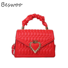 Embossed Crossbody Bags for Women Top-handle Shoulder Bag
