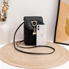Small PU Leather Crossbody Bag for Women