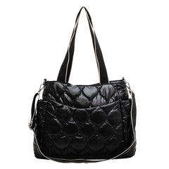 Lingge Women's Crossbody Shoulder Bag Autumn Travel Purse High Capacity Tote