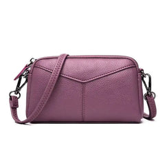 Leather Crossbody Bags For Women Small Shoulder Messenger Bag Female Handbag