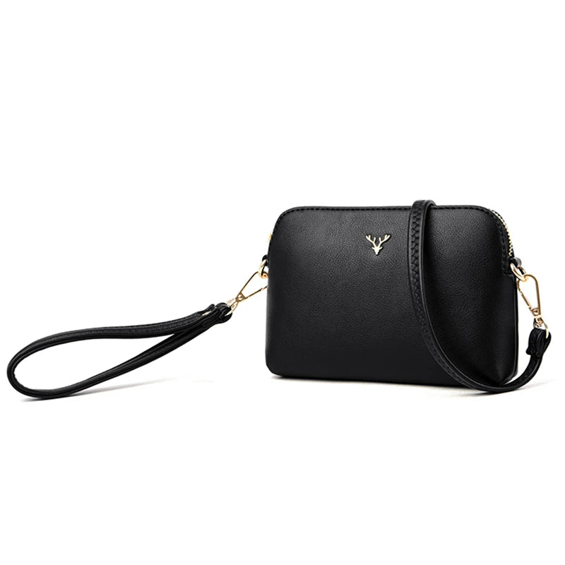 Women Leather Crossbody Shell Bag Small Shoulder Bags for Women
