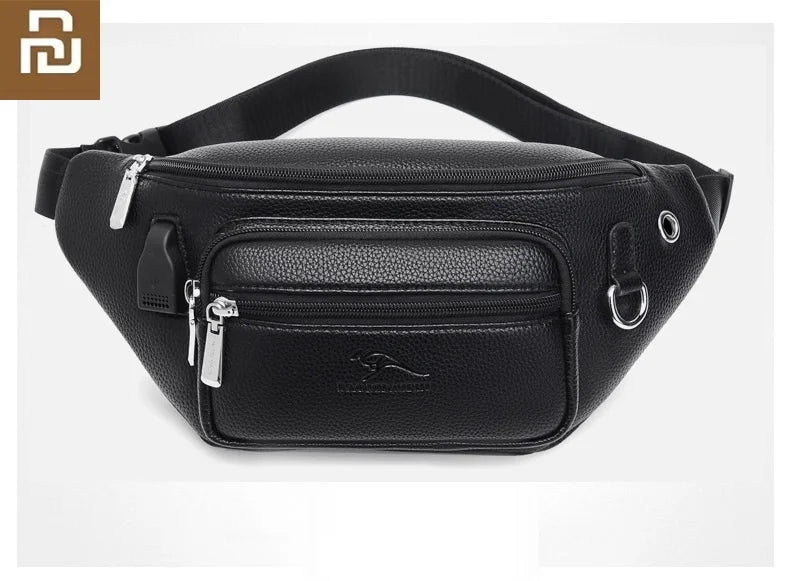 Men's Waist Bag Sports Leisure Messenger Bag Waterproof Chest Bags