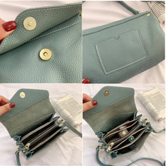 Natural Leather Women Shoulder Crossbody Bags Solid Cow Leather Handbag