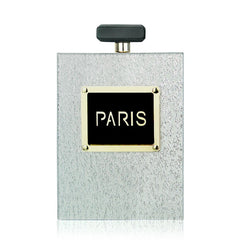 Silver Acrylic Perfume Bottle Clutch Crossbody Shoulder Bag