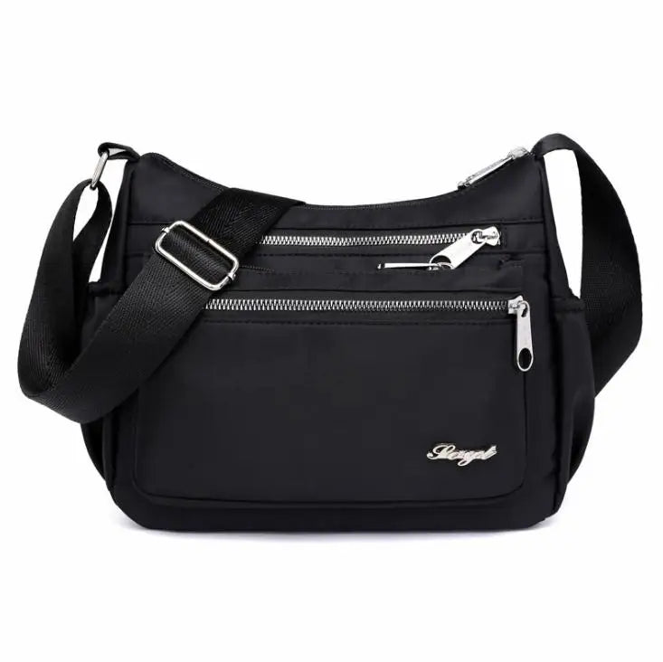 Canvas Shoulder Bag Ladies Waterproof Handbags Female Crossbody Travel